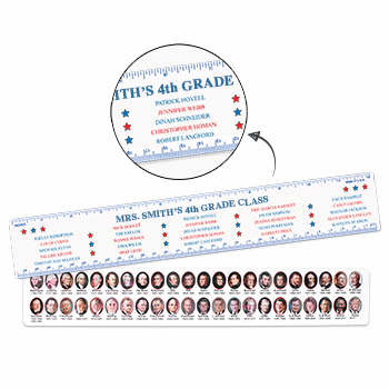 Custom Class Roster Rulers - Item No: 900644